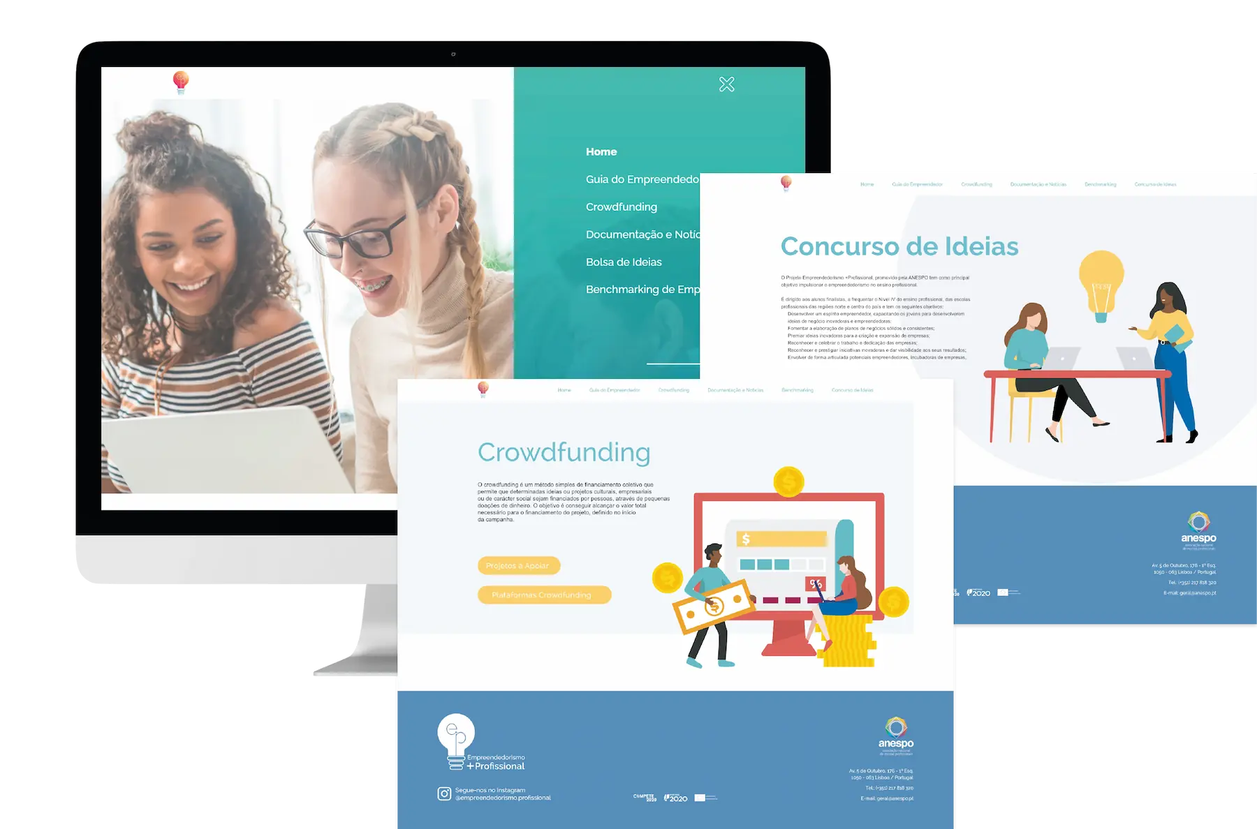 Website Empreendedorismo + Profissional